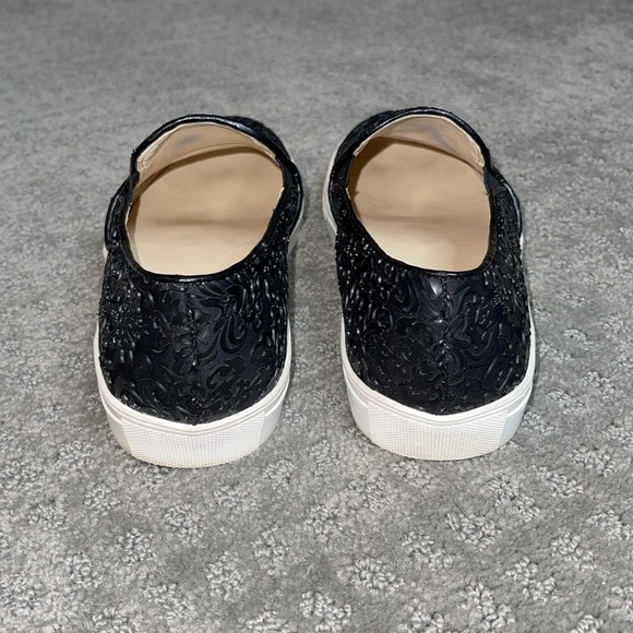 Karl Lagerfeld Paris Embroidered Slip-On Sneakers - Picture 3 of 8